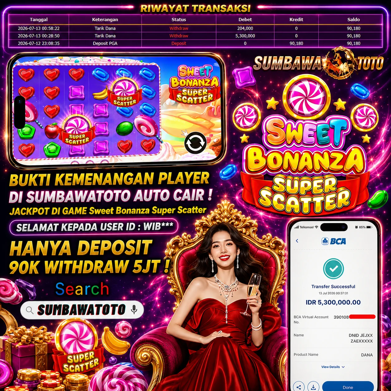 🔥SELAMAT JACKPOT BOSKU 🔥